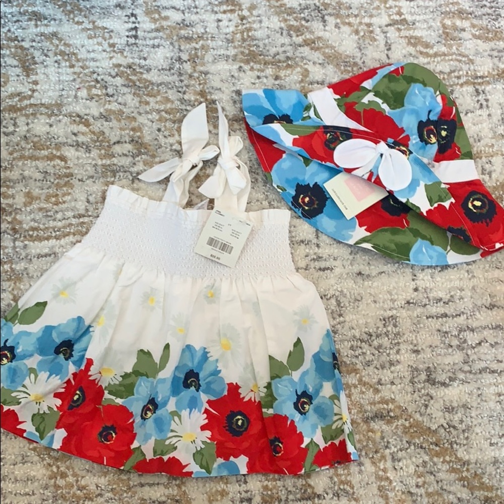 JJ Halter top dress and matching hat!